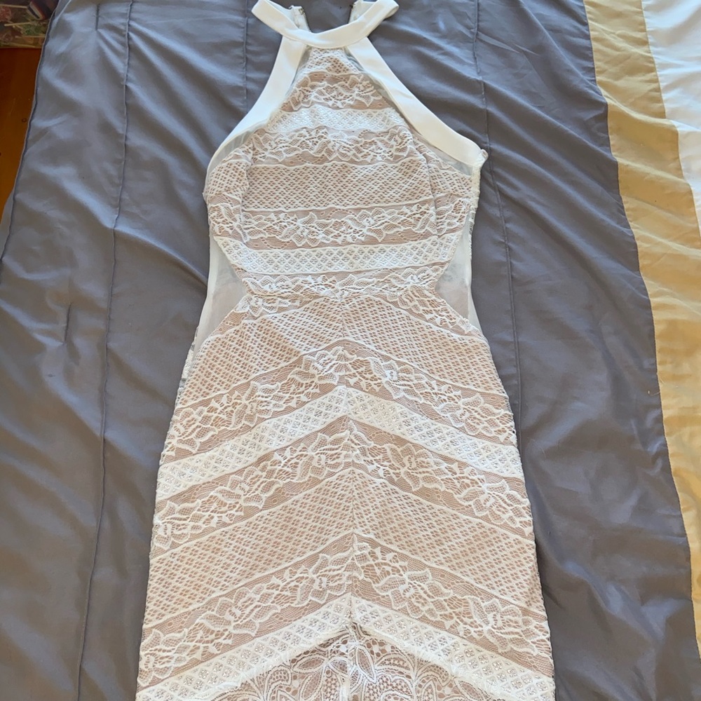STUNNING white lace dress